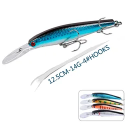 Señuelo Crankbait 12,5 cm 14g para Pike – Trolling Lubina