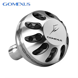 Perilla de alimentación de aluminio GOMEXUS de 35mm y 38mm, Compatible con mango de carrete giratorio Shimano A Daiwa S, montaje directo