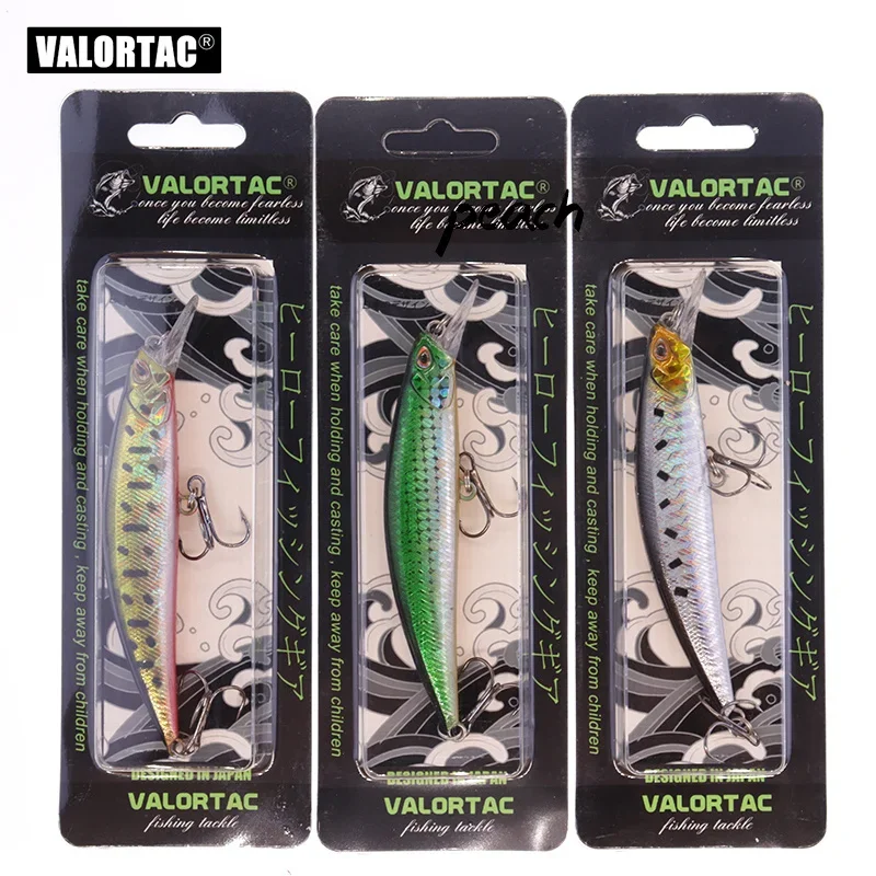 Señuelo de pesca de lubina de 11cm y 15g, jerkbait wobblers para pesca de lubina, pesca de trucha, color greart y caja de embalaje, cebo duro de pesca - imagen 5