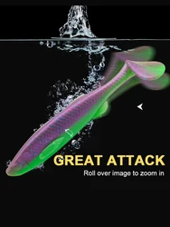 Swimbait Cola T para Lucio – Señuelo de Vinilo Realista
