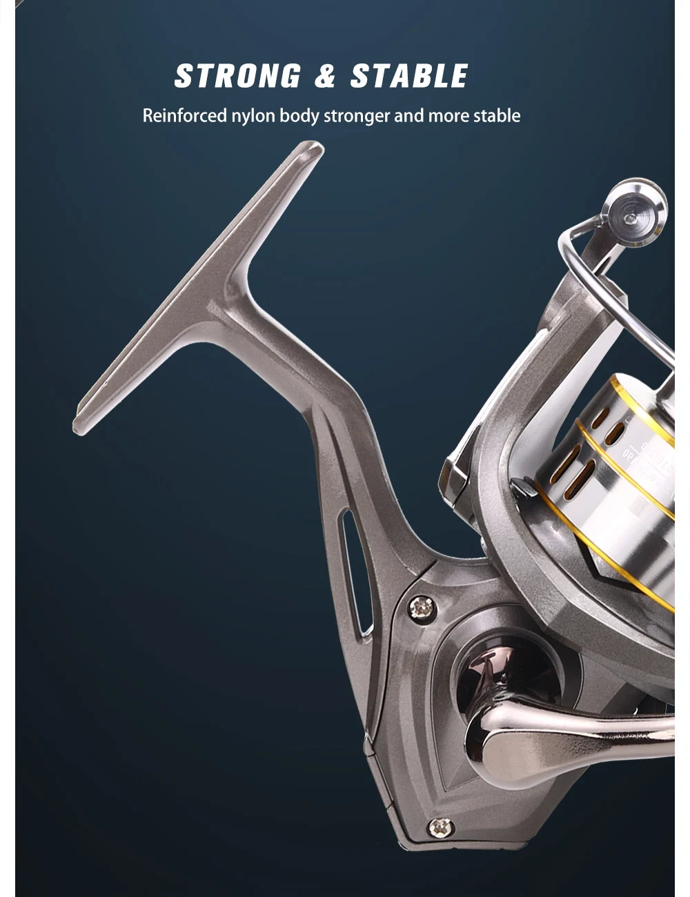 Experimente la máxima fuerza y ​​estabilidad con nuestro cuerpo de nylon reforzado