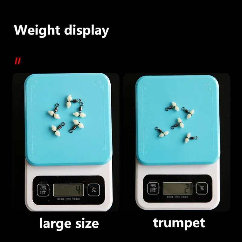 50 calabazas brillantes, anillos giratorios, conectores de sedal, adaptadores, anillos de pesca, accesorios de pesca, herramientas, al aire libre - imagen 3