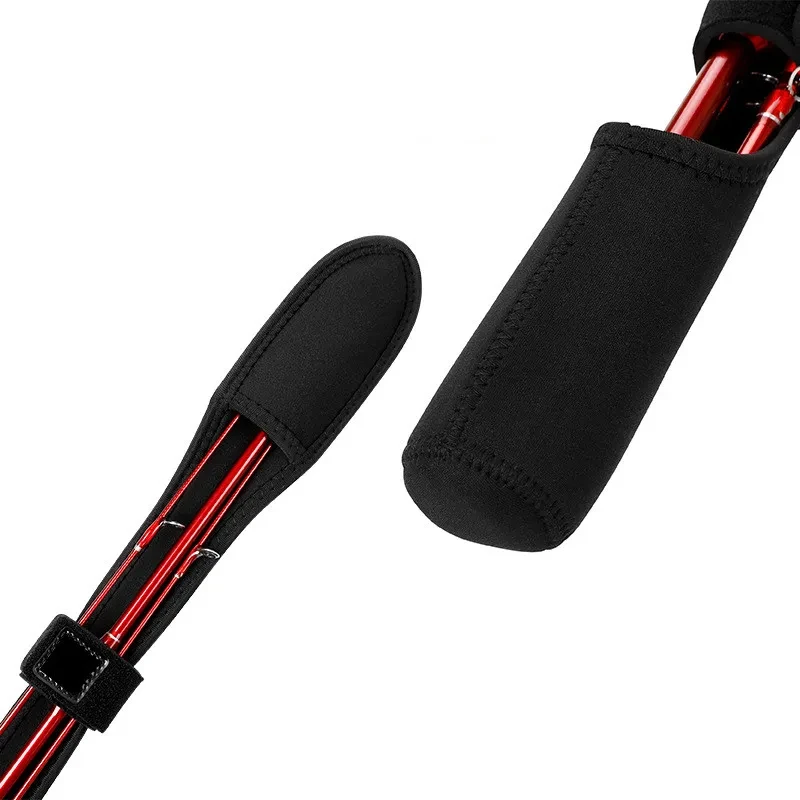 Cubiertas protectoras de agarre negro para postes de senderismo