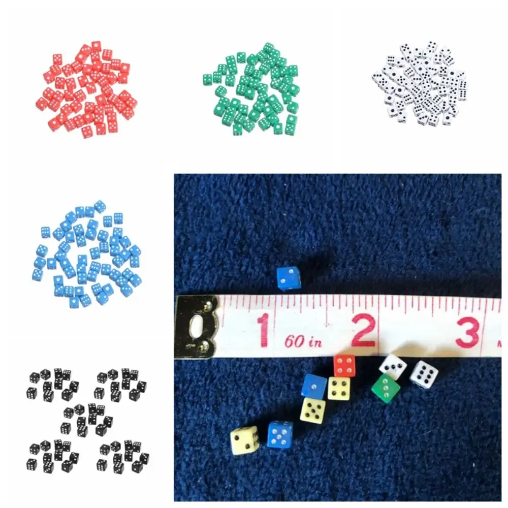Dados acrílicos D6 colores variados para juegos y fiestas - imagen 3