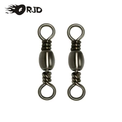 Orjd Desviadores Barril Giratorio Snap Anilla Acero Inox. Pesca