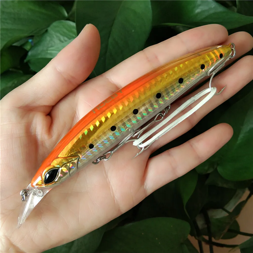 Noeby-señuelo de pesca Artificial Crankbait Minnow, cebo duro flotante, Wobblers, aparejos de pesca de carpa para nadar, 2 piezas, 19g - imagen 5