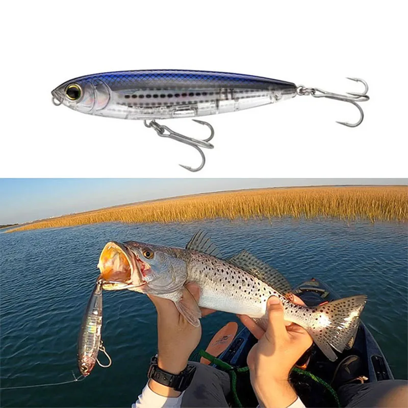 Cebo Twitch costero 3D, Señuelos que se hunden, Pesca de trucha de agua salada Isca 90mm 18g, lápiz Artificial, Pesca Wobblers, Carpe Fish 9070 - imagen 3
