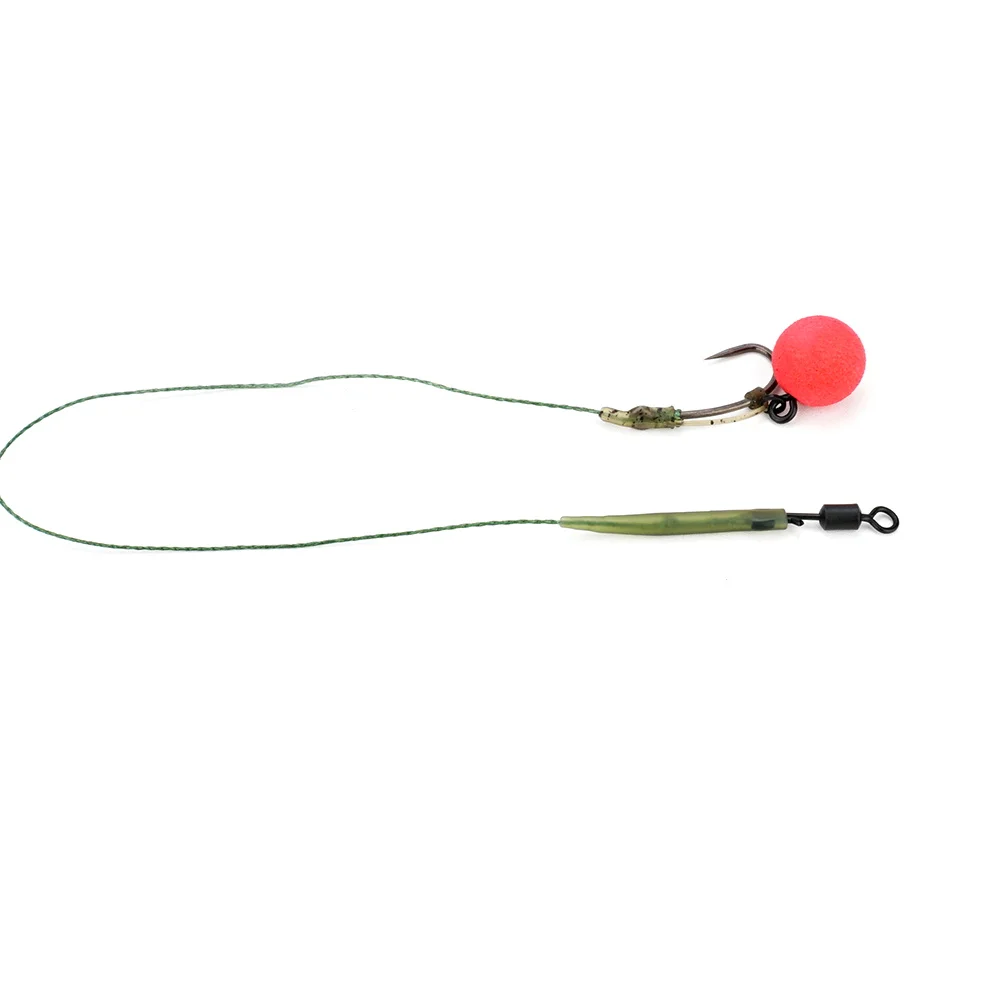 Hirisi 20 piezas fundas de goma para pesca de carpa, aparejos terminales de pesca antienredos AH005, accesorios de pesca de carpa - imagen 4