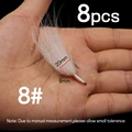 8pcs Size 8 A