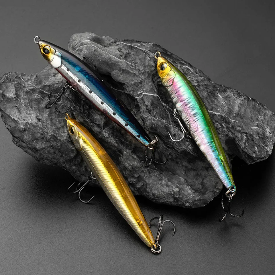 WALK FISH-señuelo de Pesca con lápiz que se hunde, 22g, 26g, fundición larga, Lucio, trucha, cebos artificiales Hart, aparejos de Pesca, 1 Uds. - imagen 5