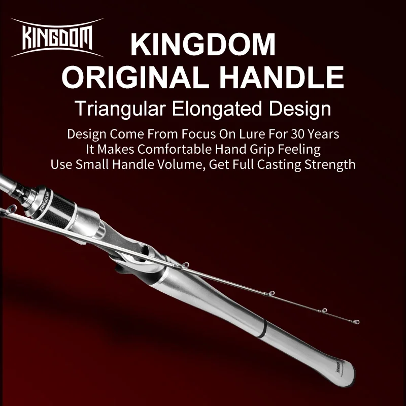 Kingdom SILVER NEEDLE caña rápida ultraligera anillo Fuji 1,68 m 1,8 m 1,98 m 2,13 m 2,28 m caña de pescar de fundición giratoria de carbono de 2 secciones - imagen 5