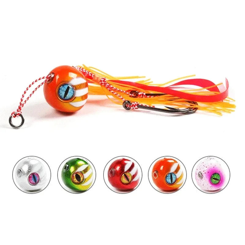 150g 200g Tenya Madai Jig Kabura señuelo de pesca de agua salada Jigs cabeza cebo camarones falda de goma para pesca en el mar señuelo de Jigging de Metal