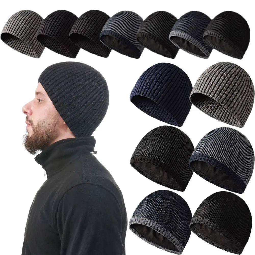 Gorro de punto con cobertura a prueba de viento para invierno cálido