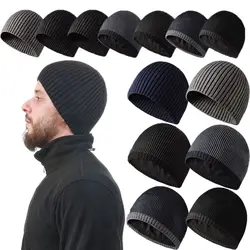 Gorro de punto con cobertura a prueba de viento para invierno cálido