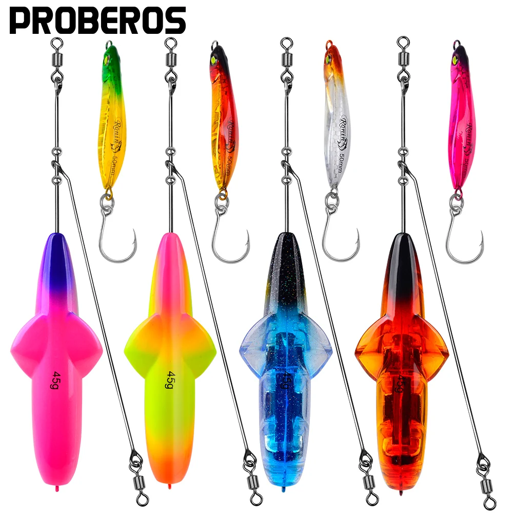Señuelo Popper Topwater Proberos para superficie