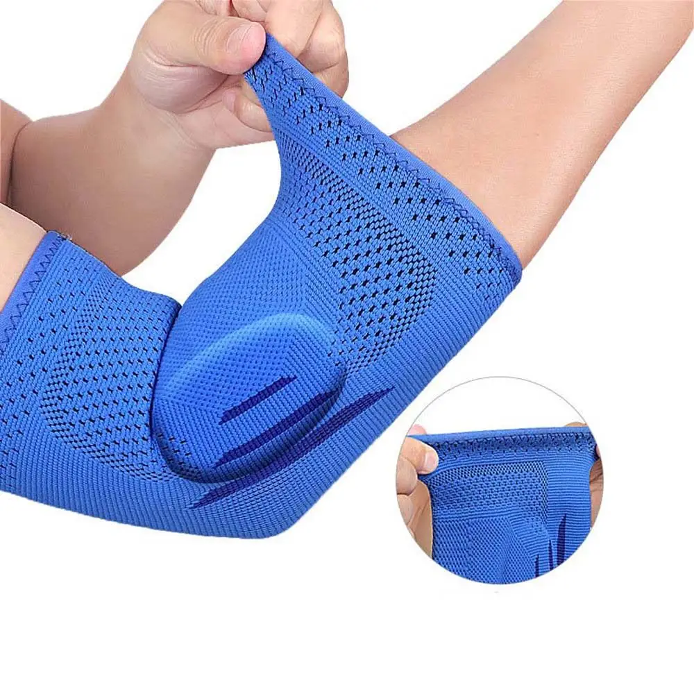 Protector de codo de silicona para hombre, muñequera deportiva para deportes al aire libre, gimnasio, Protector de codo - imagen 4