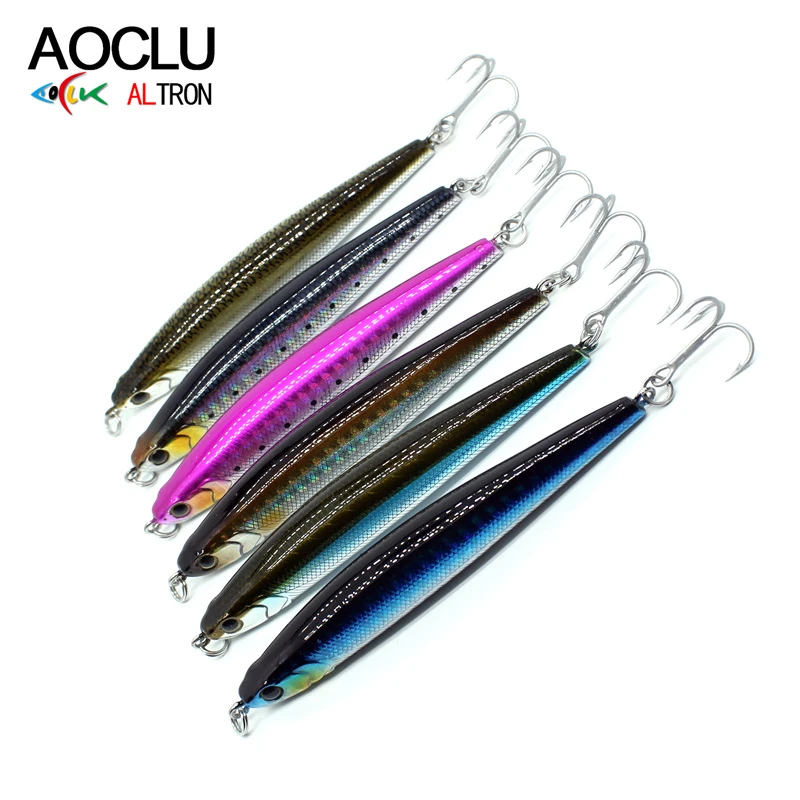 AOCLU-palo de hundimiento tipo lápiz Wobbler, 9cm, 28,3g, cebo duro, señuelo biónico, lubina, agua dulce y salada, anzuelo VMC, barco de aguas profundas, pesca en roca - imagen 5