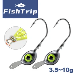 Jig Head antienganche FishTrip – Anzuelo oscilante para vinilo