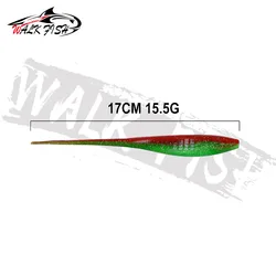 WALK FISH Swimbait Señuelo de Pesca Agua Dulce V Cola Dividida