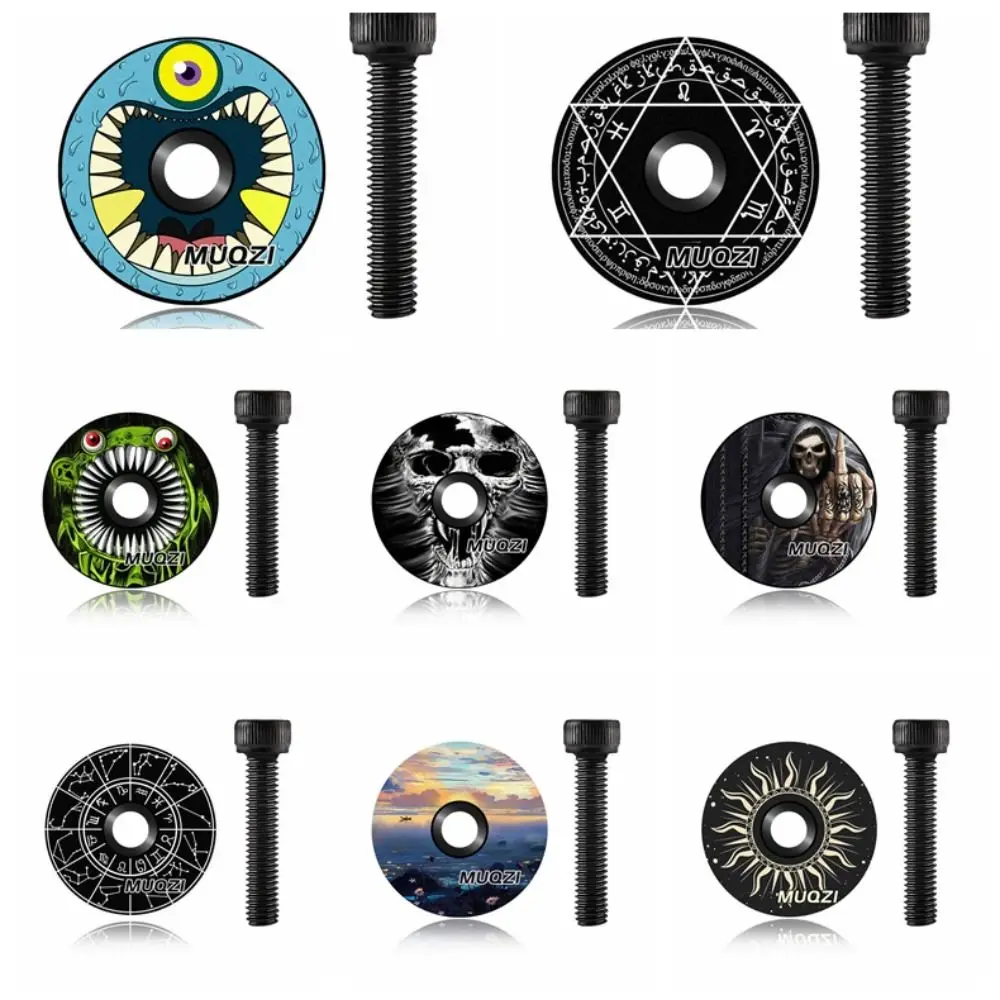 Juego de cubierta de cuenco para bicicleta de montaña, tapa superior de vástago de bicicleta para tubo de horquilla de 28,6mm, tapa de auriculares, accesorios de ciclismo, 1 Juego - imagen 2