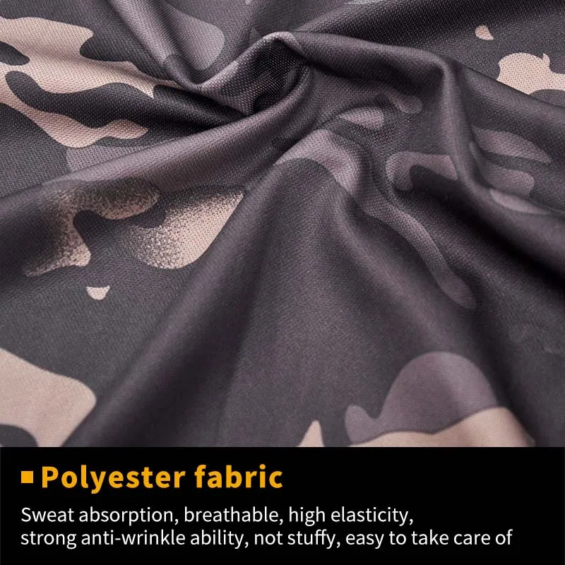 Camisas de combate táctico para hombre, ropa de secado rápido, absorbente de sudor, camisetas informales para acampar al aire libre, camiseta, ropa de senderismo - imagen 5