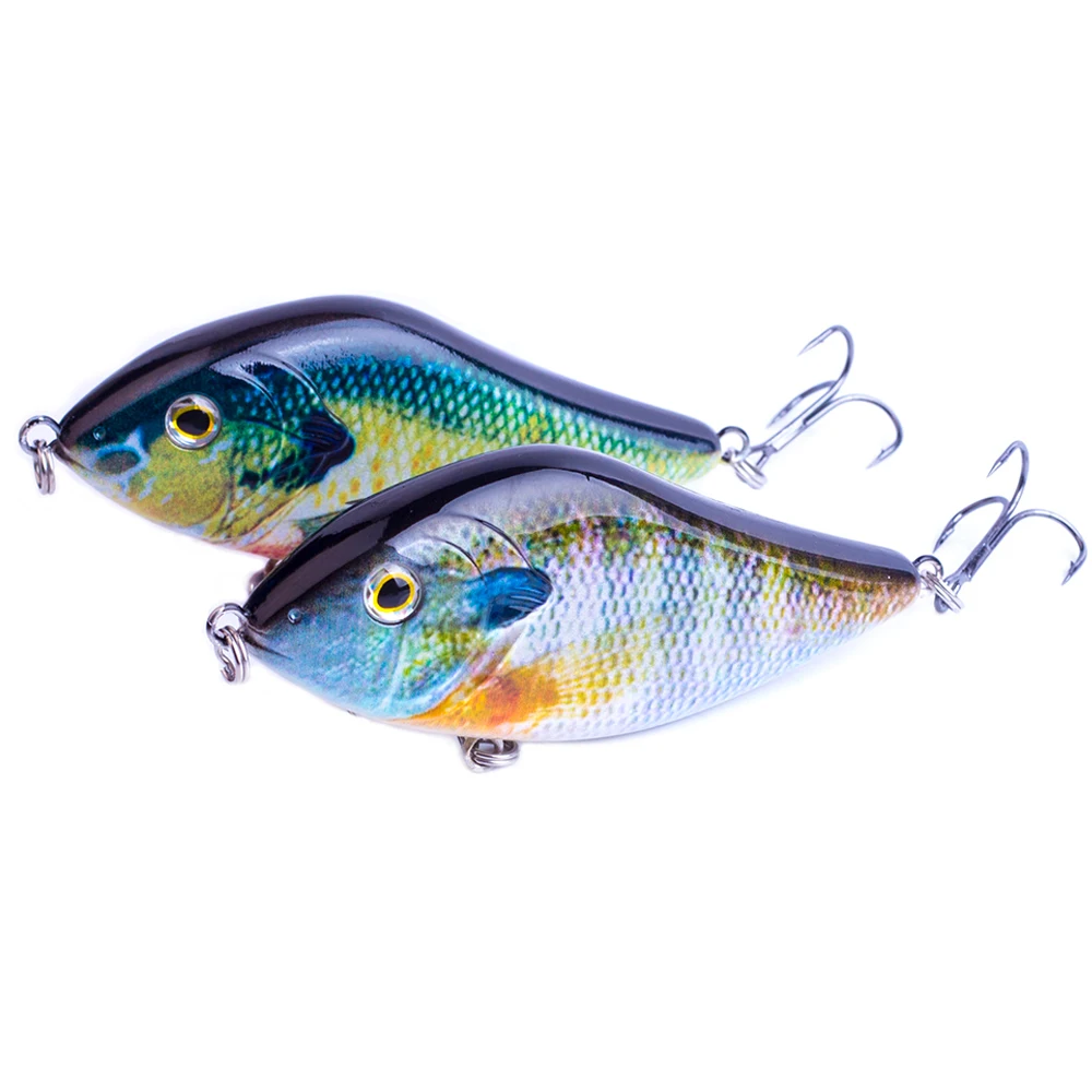 CCLTBA-SEÑUELOS Wobbler Jerkbait, sonajero Glide, Crankbait, para muskkie Pike, aparejos de pesca, 10cm, 45g - imagen 4