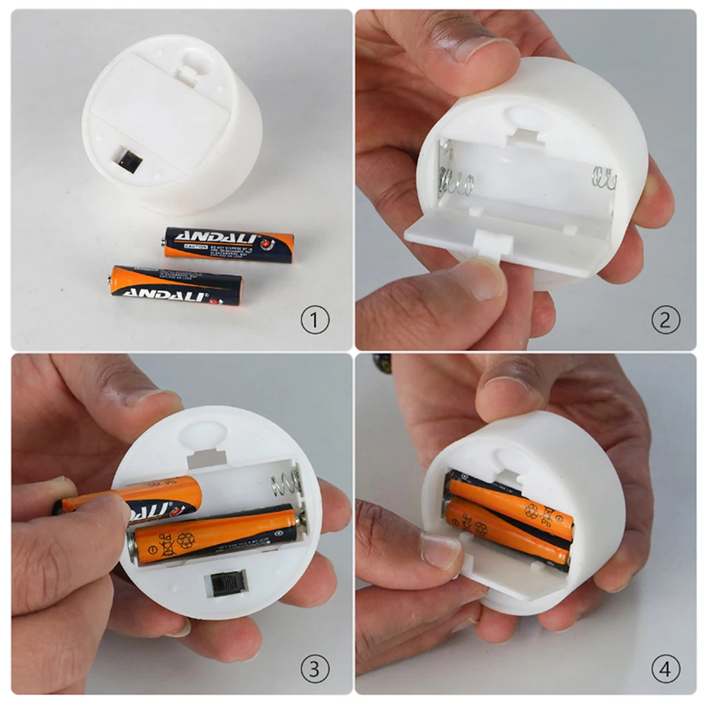 Luces de té Led sin llama con batería parpadeante remota, velas LED de 53x38mm, vela eléctrica para iluminación de té de boda y Navidad - imagen 4