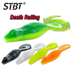 STBT 5 uds. Señuelos de pesca de fundición de gusano suave acción rodante de muerte 4g 15g cebo Artificial hundimiento Swimbait para pesca de trucha lubina