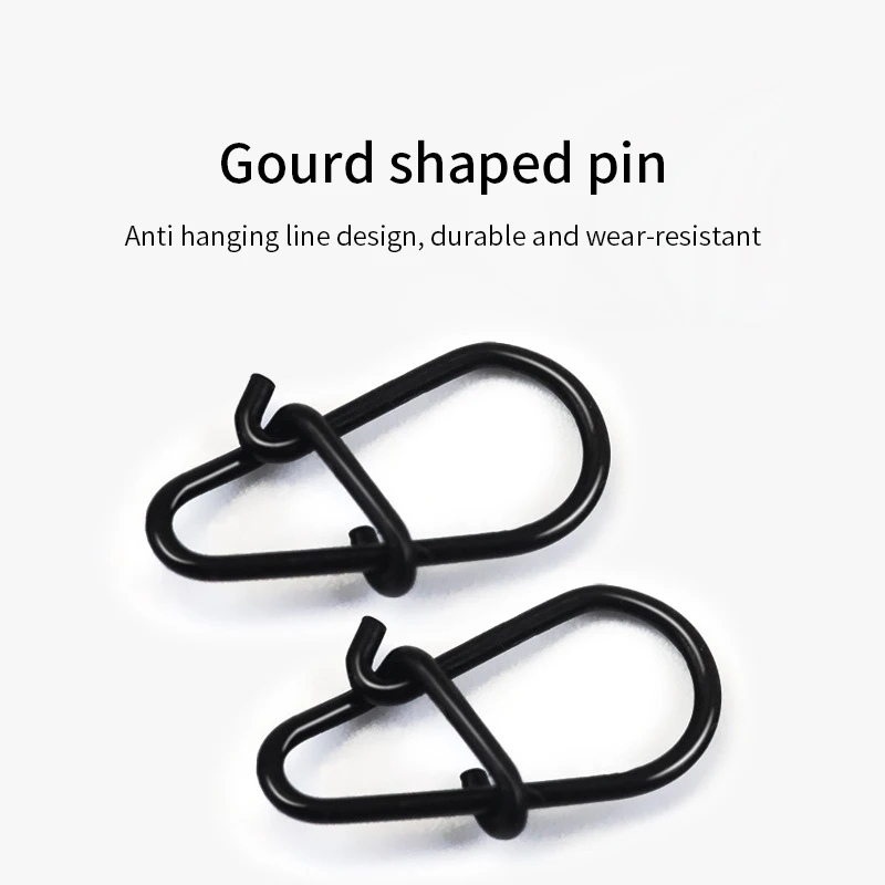 10/50 Uds Crankbait broches de acero inoxidable Duo Lock señuelo broches cambio rápido Clips de pesca Clips de velocidad rápida conector de gancho a presión - imagen 2