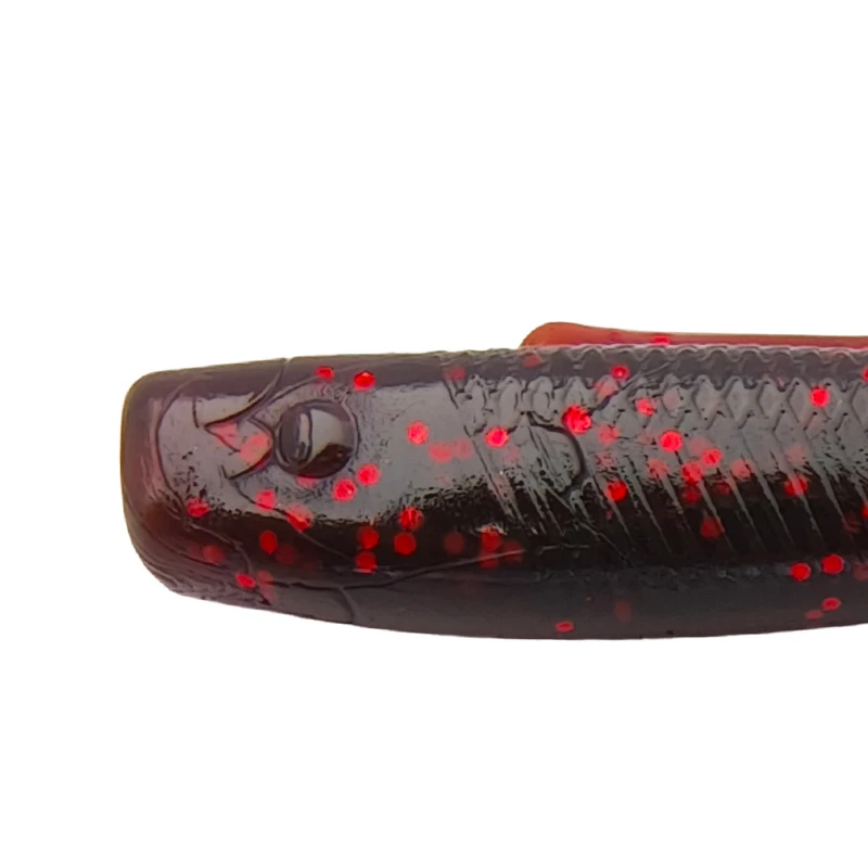 Señuelo de pesca suave con paleta en T flotante, 4 Uds., 8cm, 5g, Isca, gusano Artificial, Swimbait de silicona, TPR, lubina, trucha, aparejos de pesca Wobbler - imagen 2