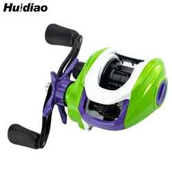 Carrete de Baitcasting Huidiao – Perfil bajo y frenado de 10 imanes