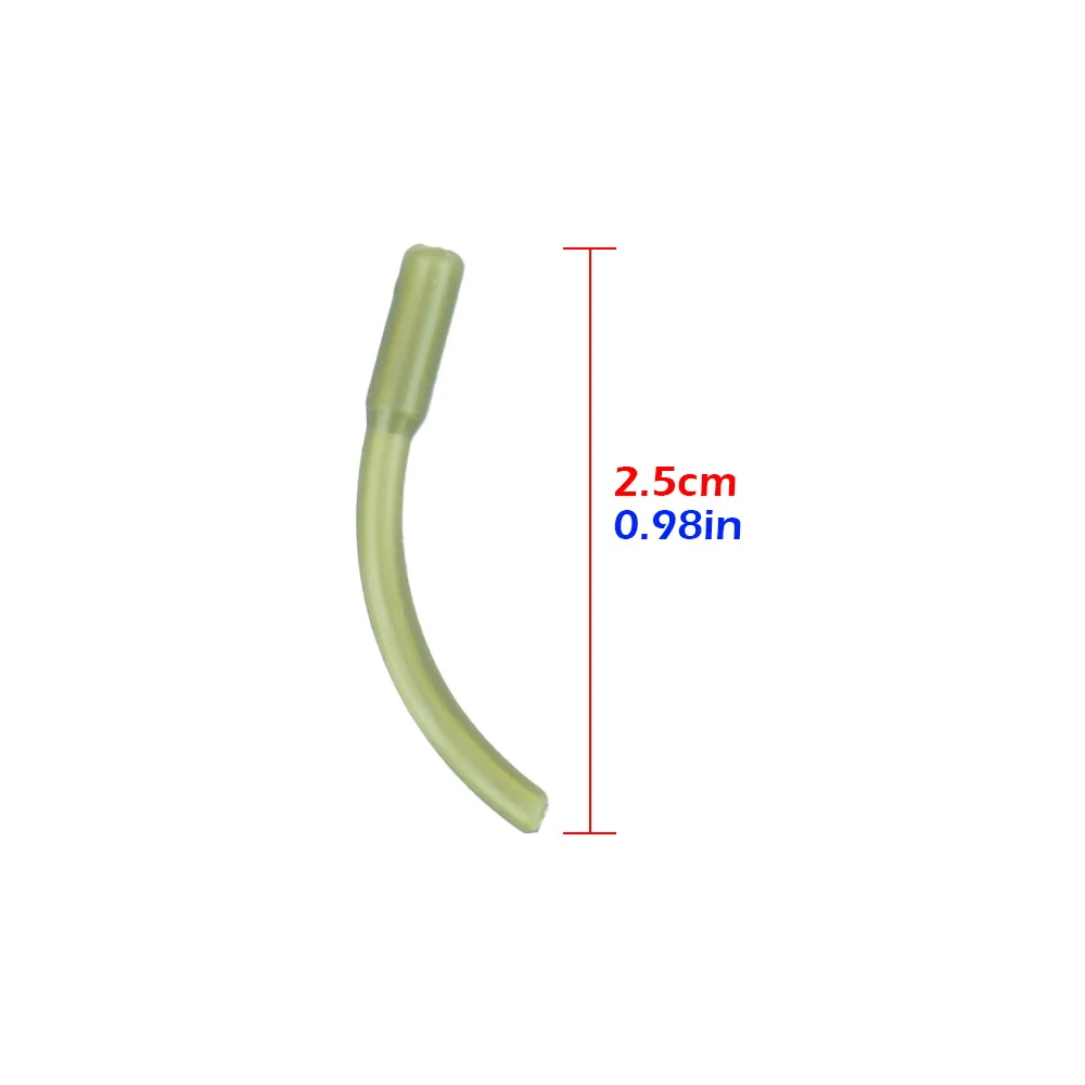 Hirisi 20 fundas de gancho de carpa, conectores de gancho de carpa antienredos, aparejos terminales para pesca de carpa - imagen 3