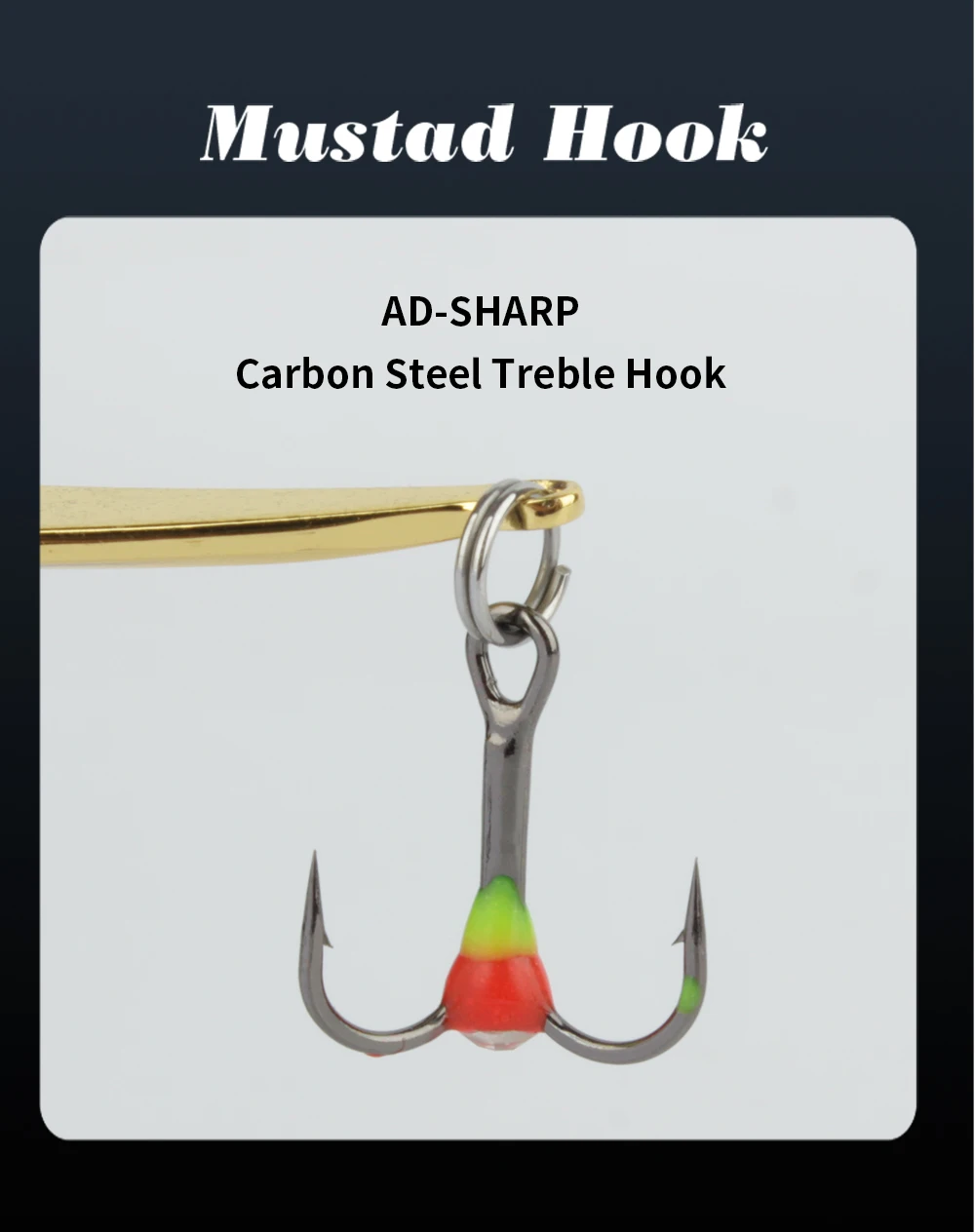 Mustad gancho un diseño duradero múltiple para las necesidades de pesca versátiles