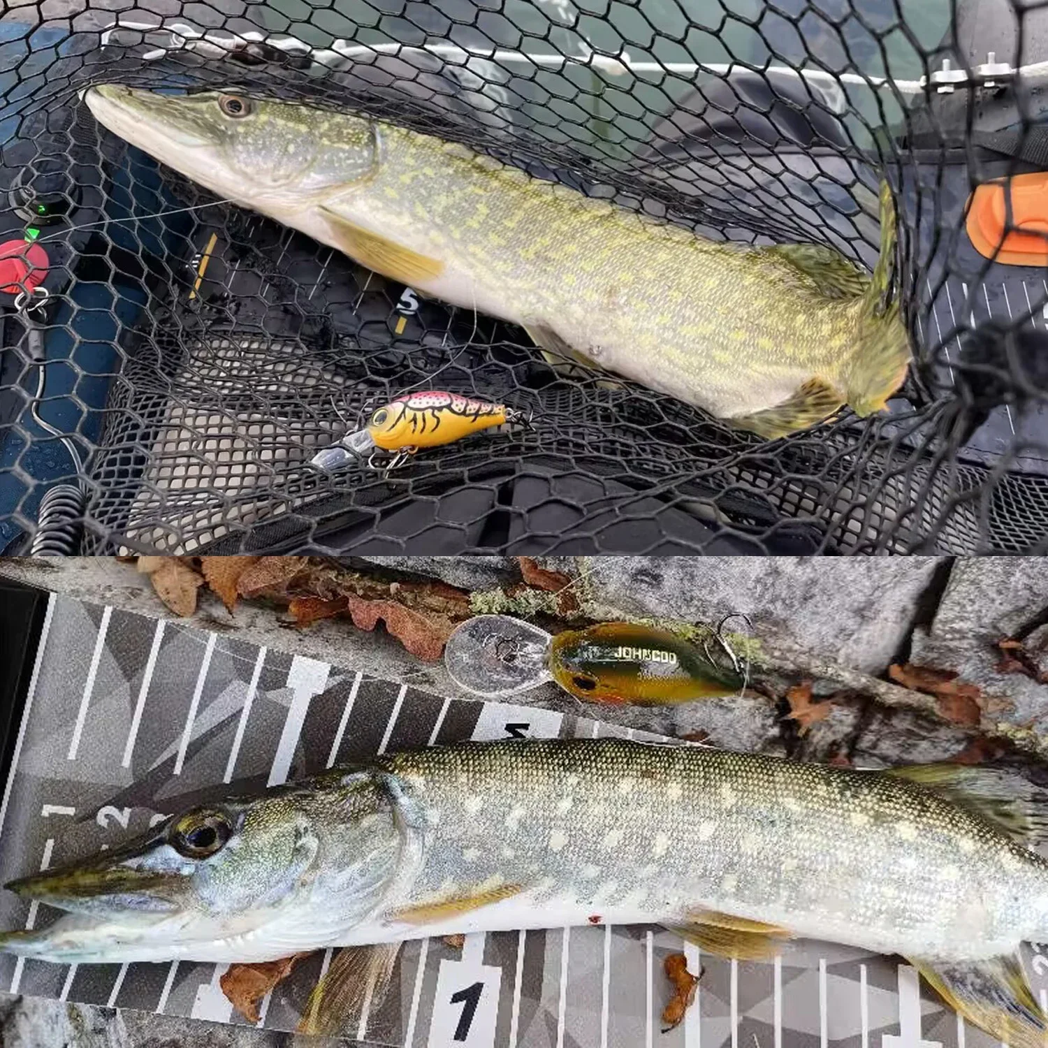 Señuelo de pesca Crankbaits, Wobblers flotantes de 55mm y 65mm para Lucio, buceo profundo, señuelos de pececillo para cebo de pesca, aparejos de pesca - imagen 5