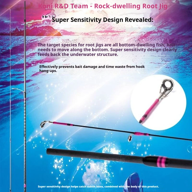 Caña de spinning CRONY Rockfish S782 – Pesca en roca - imagen 3