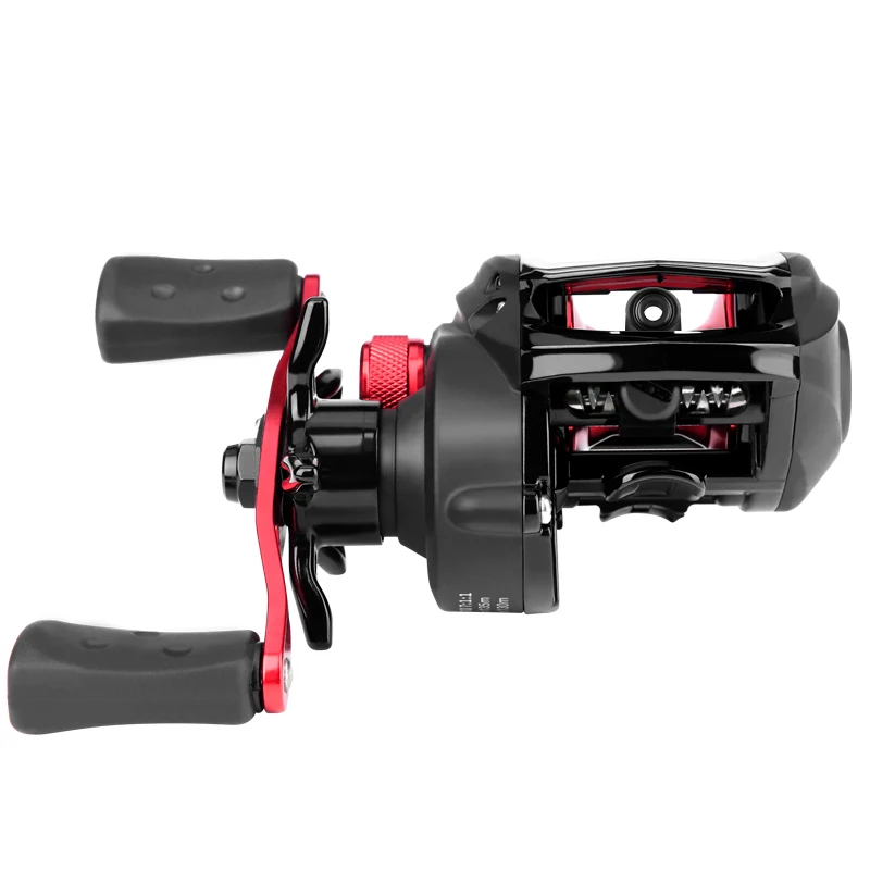 DEUKIO-carrete de pesca Baitcasting 5 + 1BB 7,1: 1, arrastre máximo de 8kg, aparejos de pesca de agua dulce y salada - imagen 4