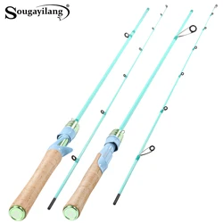 Caña de Pescar Sougayilang Carbono 2 Tramos – Mango de Corcho
