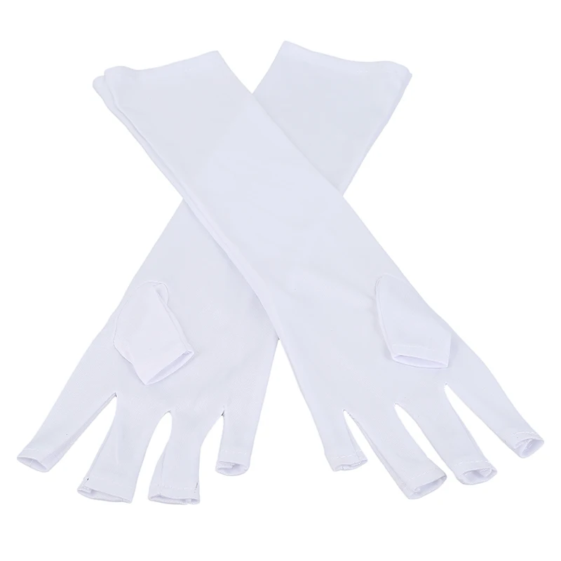 Guantes antiuv para el cuidado de las uñas, lámpara de luz UV, protección contra la radiación, secador de uñas, accesorios para salón de belleza, herramienta de manicura, 1 par - imagen 5