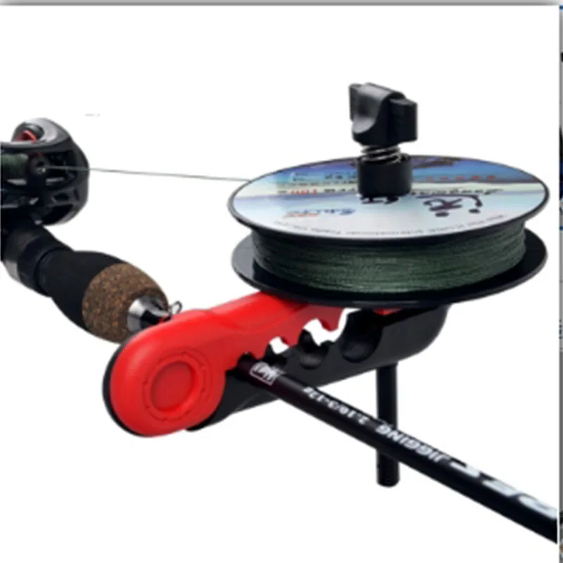 Enrollador de línea de pesca portátil, máquina de carrete giratorio, carrete de Baitcasting, equipo de pesca de carpa, 1 unidad - imagen 2