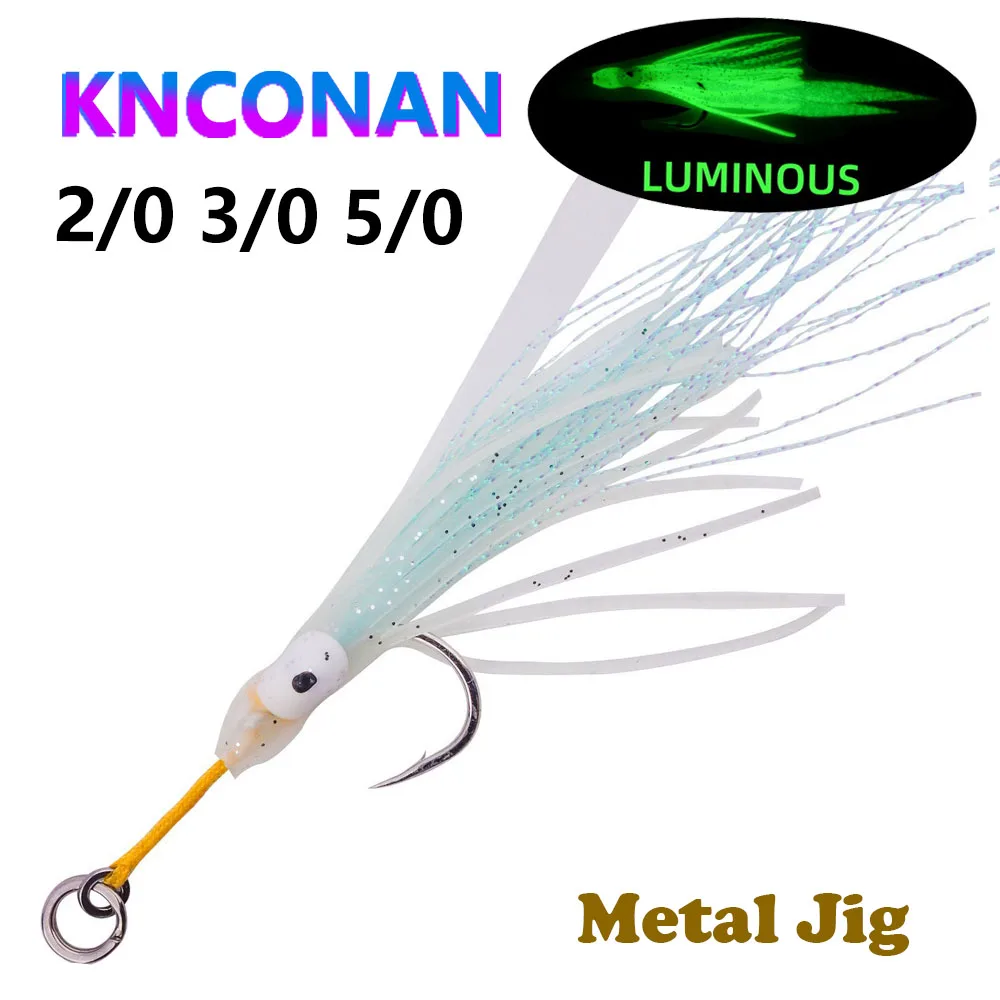 10 unids/lote corbata Seda brillante pesca en el mar placa de hierro anzuelo de pesca con púas accesorios de pesca al por mayor