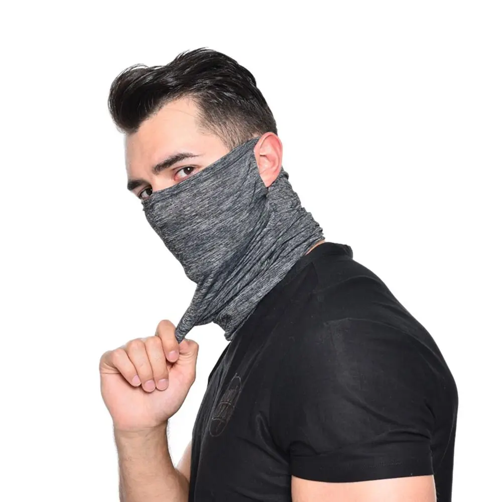 Diadema para bicicleta, pasamontañas para la cara, bufanda, diadema, bufanda, cubierta para la cara, bufanda, máscara de protección solar de seda helada, polaina para cabeza, cara y cuello - imagen 5