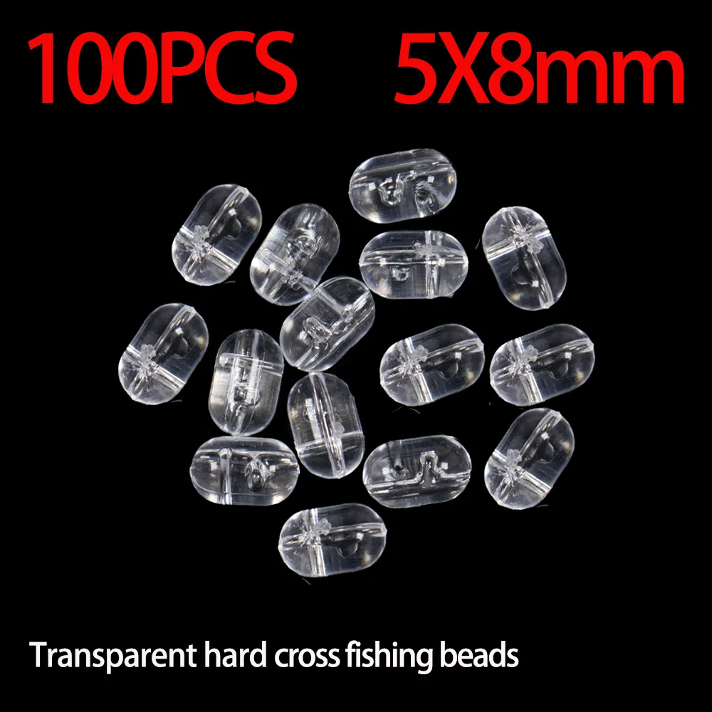 100pcs Clear beads