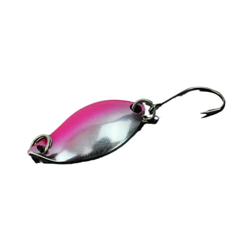 Cuchara Metal Artificial 3cm/2,5g – Señuelo doble anzuelo para pesca - imagen 3