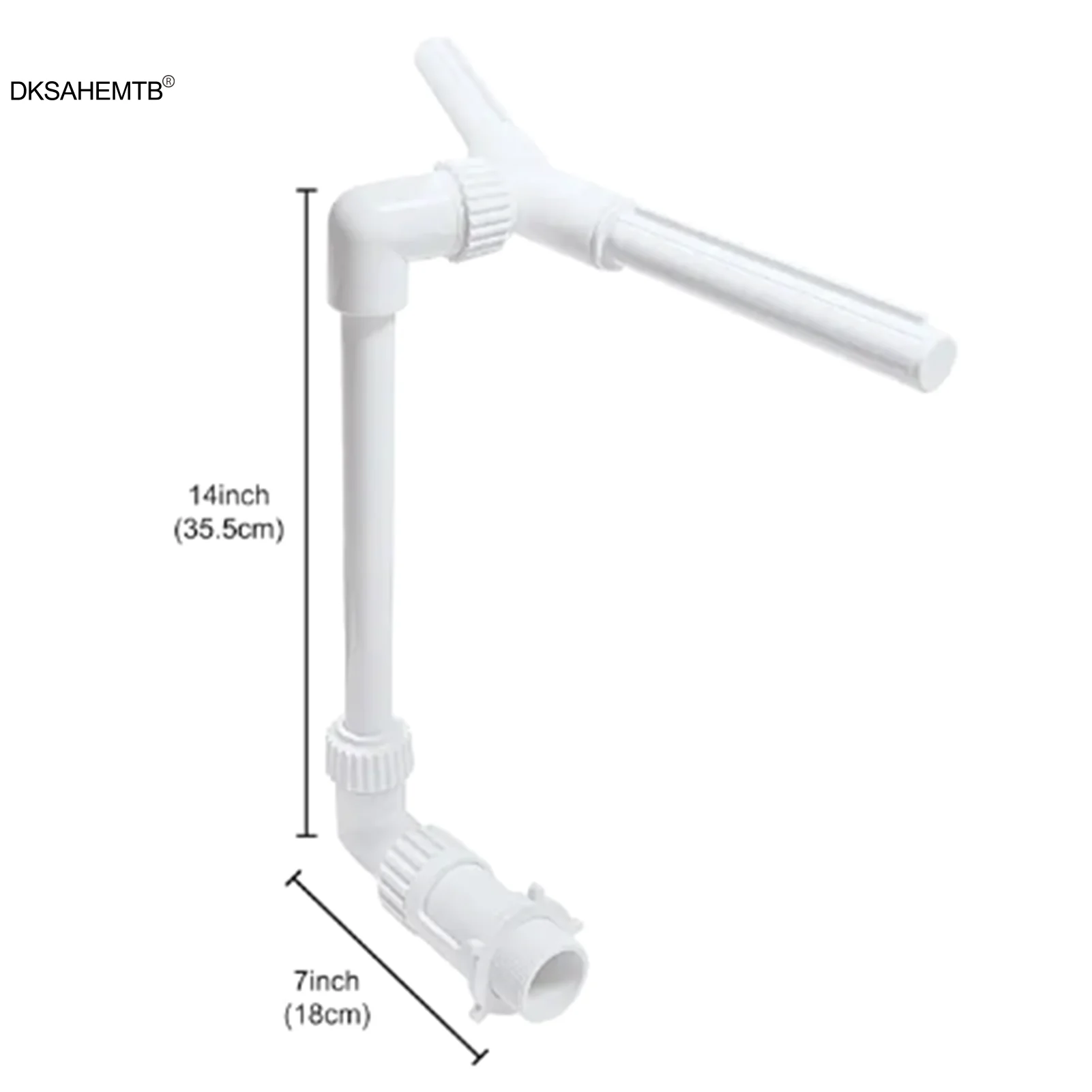 Fuente de cascada ajustable para piscina – Rociador adaptador acuático - imagen 3