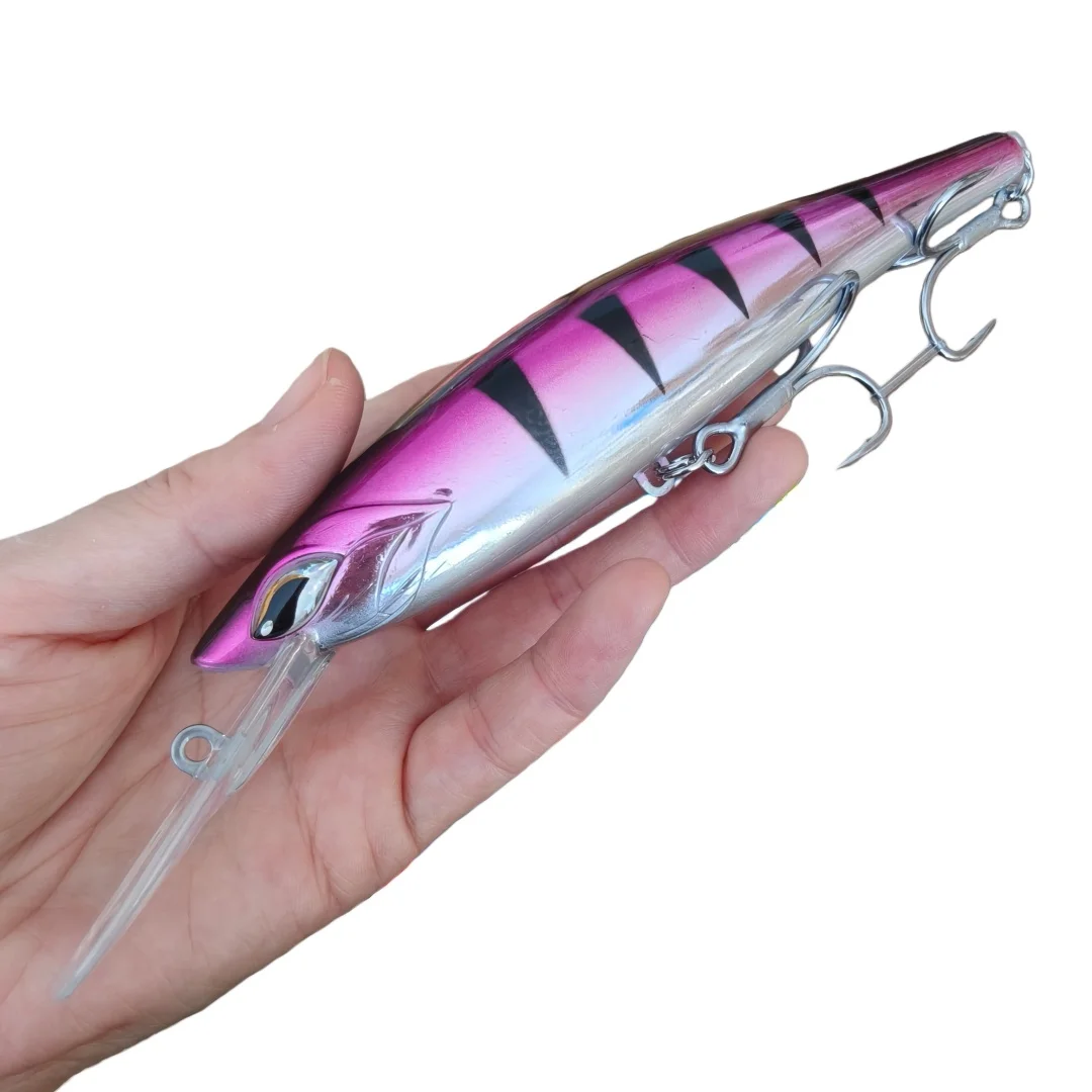 Noeby 3 uds 16cm 54g Minnow señuelo de Pesca anzuelos de Pesca aparejos Wobbler Crankbait cebo duro Artificial Swimbait