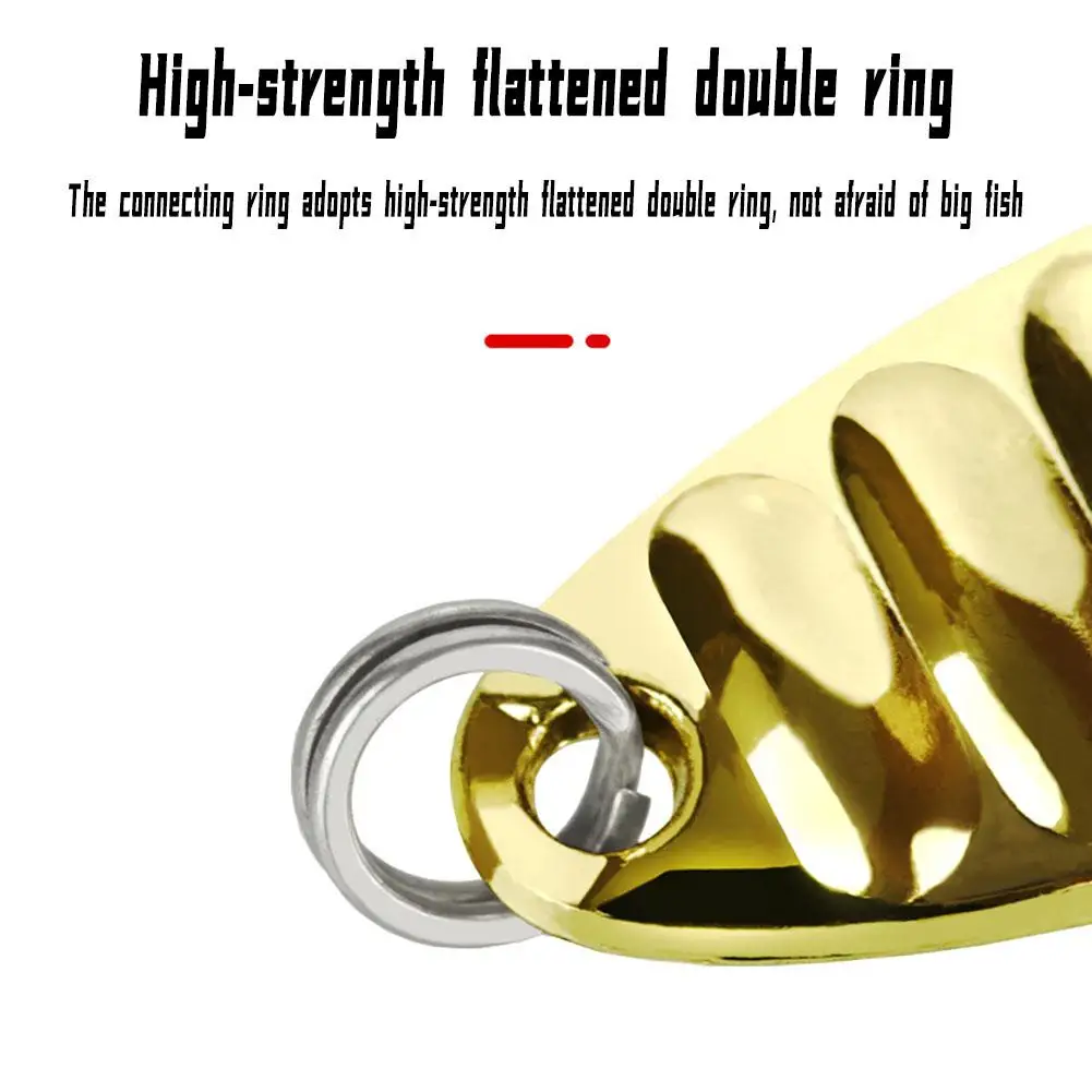 Señuelos de Pesca de lentejuelas con cuchara de Metal 1,5g/3g/5g/7g/10g/15g/20g cebos de pesca artificiales Vib de fundición larga para perca de trucha - imagen 3