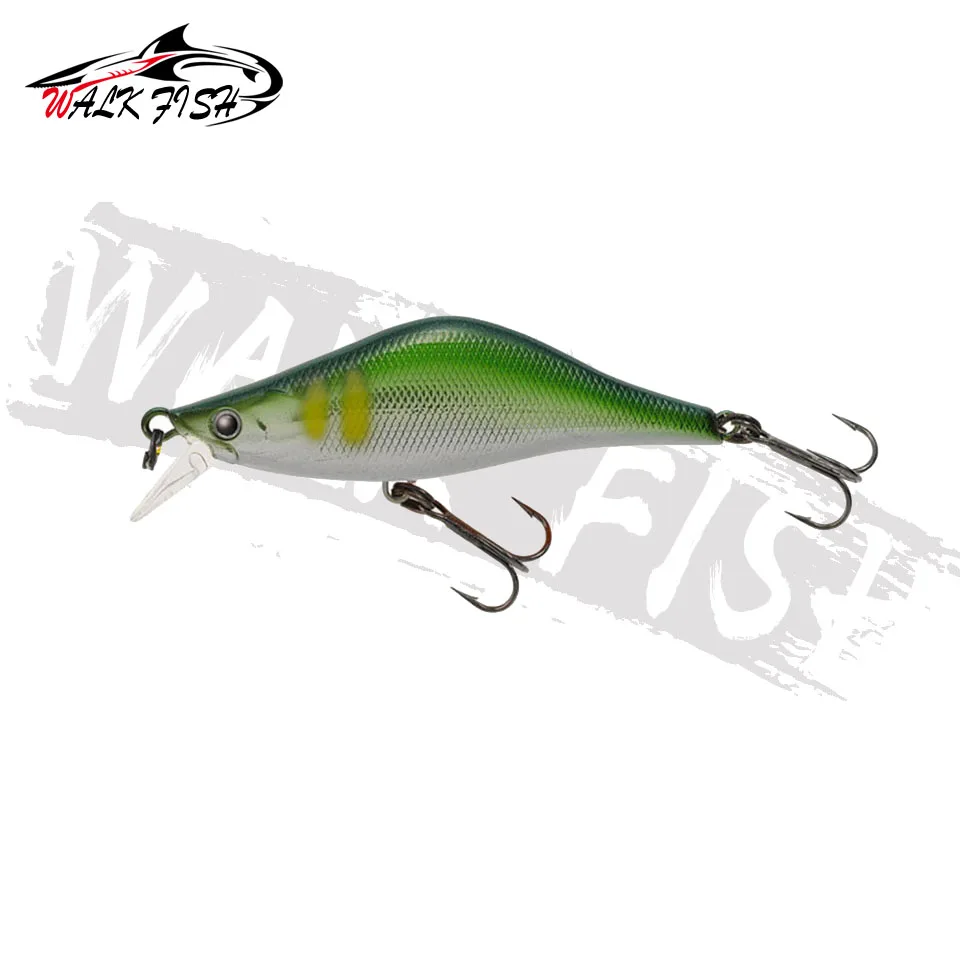 WALK FISH-Señuelos de Pesca de 55mm y 4,7g, cebo Artificial Wobbler para trucha, lubina y carpa - imagen 4
