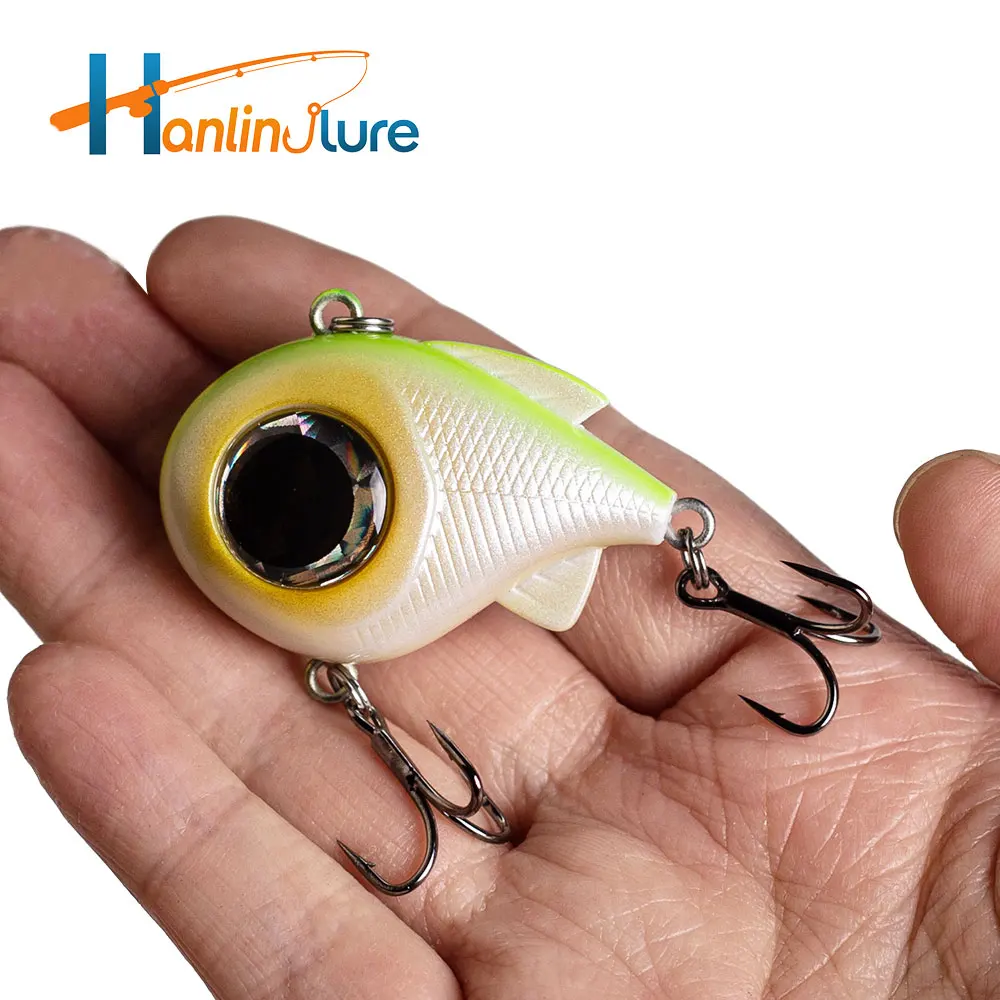 Hanlin Big Eyes VIB – Señuelo hundimiento rápido con sonido para lucio - imagen 5