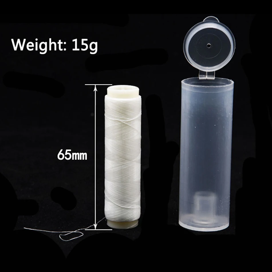 JYJ 1 pieza de cebo de alta resistencia, hilo elástico, línea de poliéster de goma Invisible para accesorios de aparejos de pesca PJ1/2/3/4/5 - imagen 4