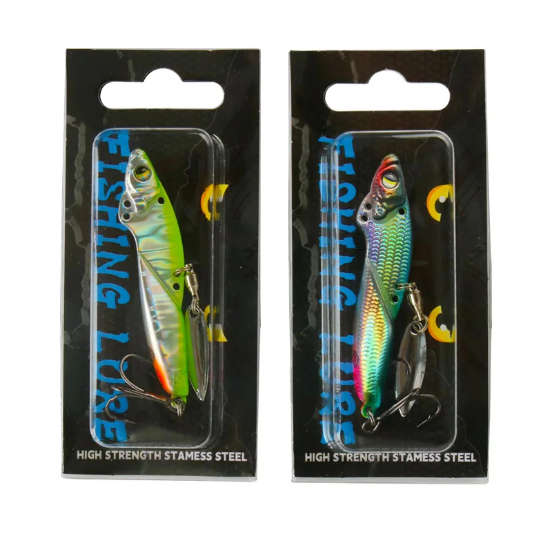 Señuelo jigging Vib metal lubina Lucio – cuchara giratoria - imagen 3